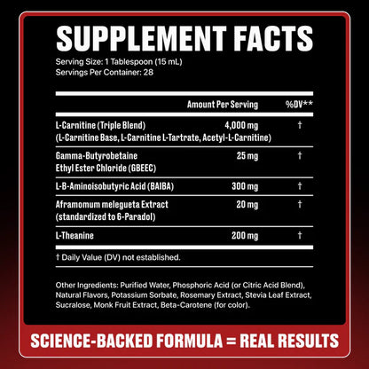 Liquid L-Carnitine 4000MG